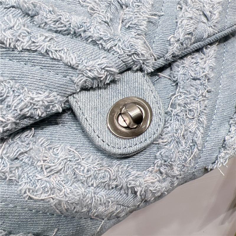 Fashion Summer Jeans Denim Bags Shoulder Crossbody Handbags Women Canvas Girl Handbag Casual Chain Designer Tote Bags