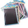 10pcs Children Scratch Painting Colorful Drawing Toys DIY Paper Cartoon Art Supplies Handmade  Kid Birthday Gifts TMZ