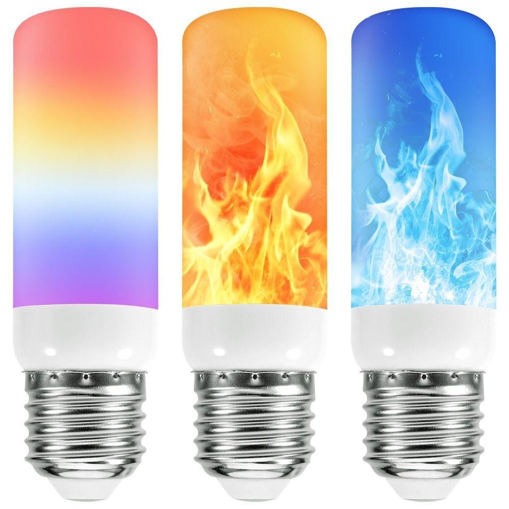 Waterproof LED Flicker Flame Light Bulb E27 Simulated Burning Lamp Dynamic Flame Bulb Easter