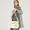2024 Genuine Leather Lindy Handbag: Stylish, Large-Capacity, First-Layer Cowhide Shoulder Bag for Women.