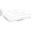 2 Piece Pallet Cushions Pink Fabric