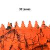 3D Leaf Pattern Camouflage Clothing - Orange Ghillie Suit for Outdoor Activities like Fishing, Bird Watching, and Field Observation.