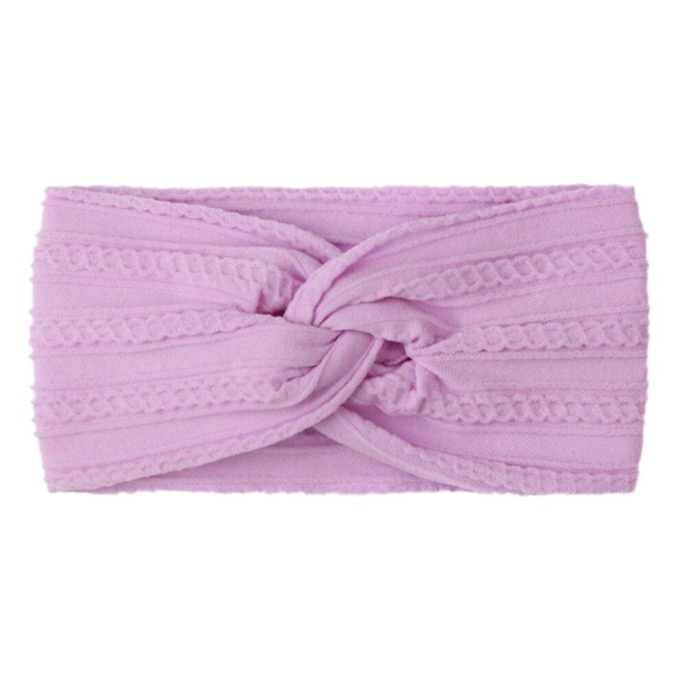 Повязка на голову с бантом для маленьких девочек, аксессуары для волос, эластичная повязка на голову с бантиком и заячьими ушками для малышей, повязка на голову с узлом, обертывания на голову