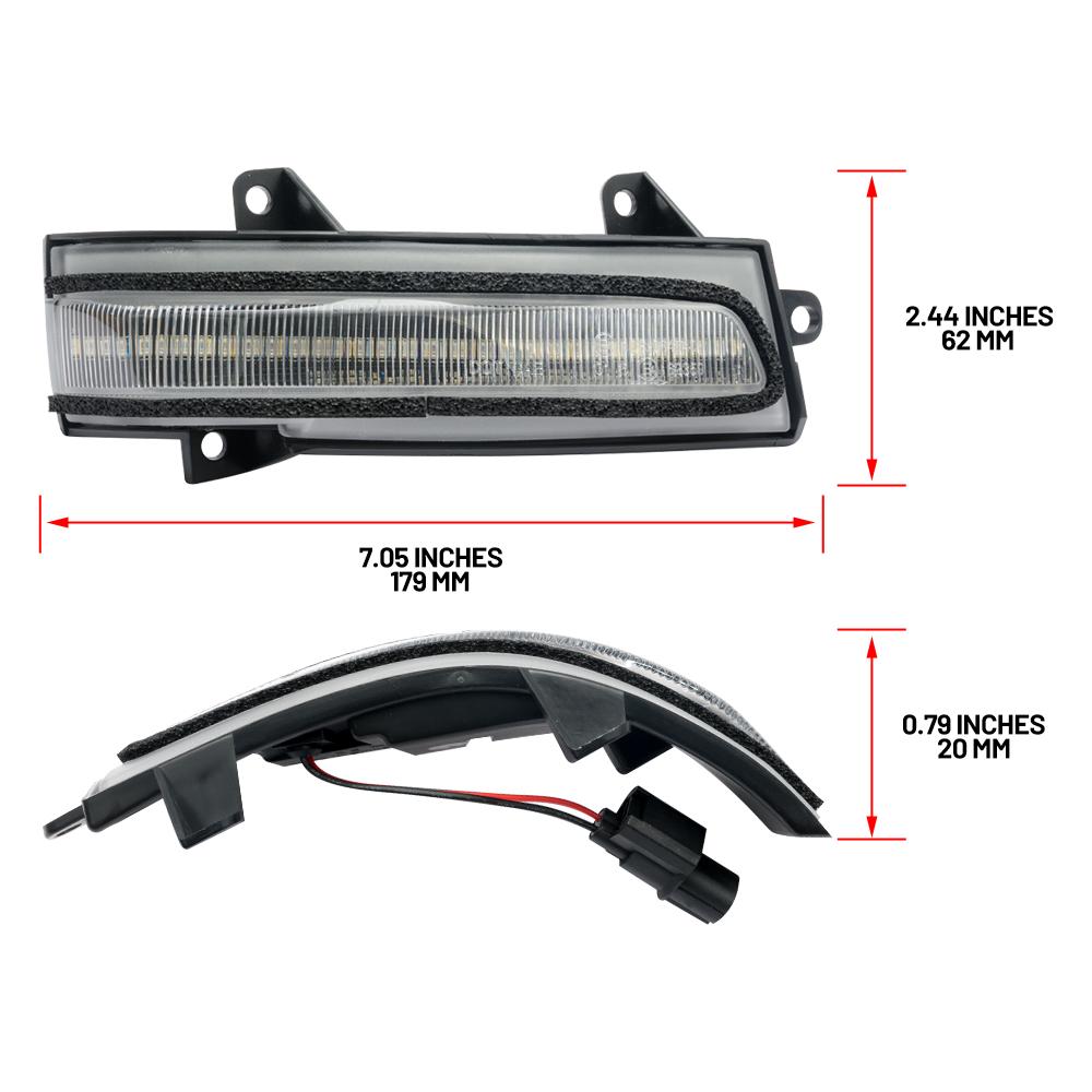 For Honda Civic Saloon 2012-2014 City 2009-2011 Civic Hybrid 2012-2013 Sequential LED Rearview Side Mirror Blinkers Turn Signals