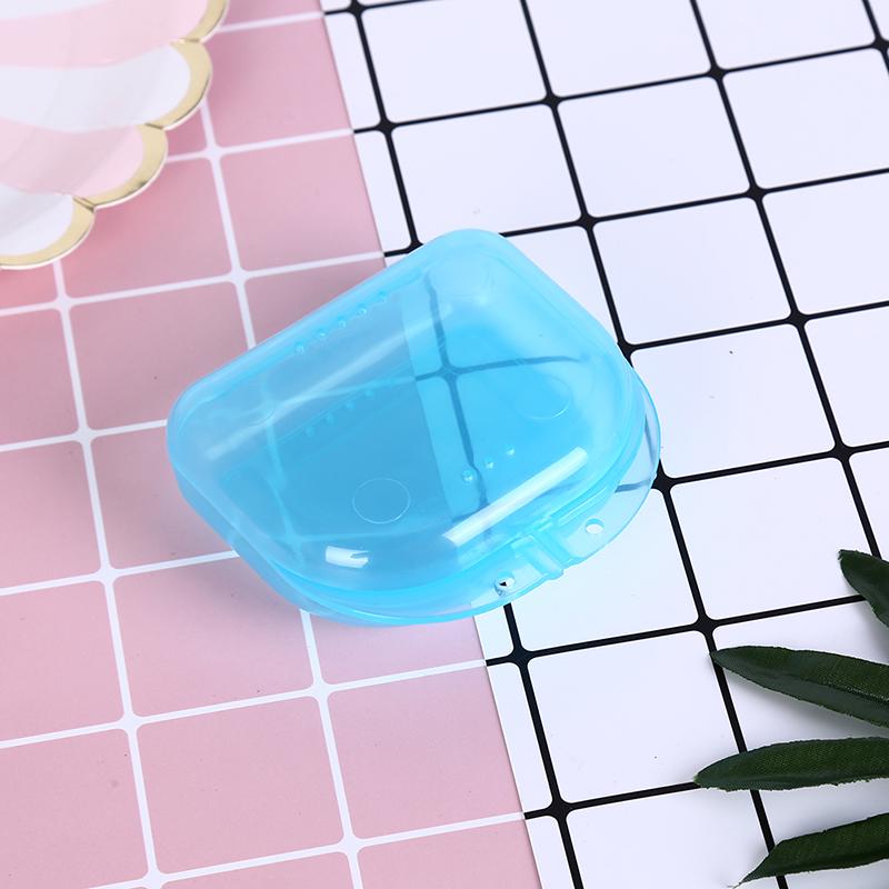 Практичный многоцветный тип маленькая зубная коробка с коробкой для брекетов коробки для зубных протезов