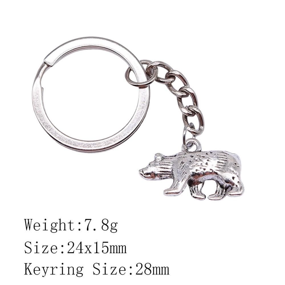 День святого Валентина Оригинальные брелки Лесные животные Медведь Брелок Сувенирные брелки Для пар