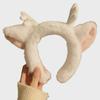Очаровательная плюшевая повязка на голову с рогом дракона и оленя для умывания лица и веселых представлений