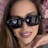 New Retro Men Black Square Sunglasses For Women Vintage Luxury Rivet Designer Sun Glasses Fashion  Shades Uv400 Eyeglasses