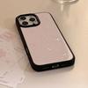 Gilded case suitable for iPhone 16 Pro Max, Apple 15, 13, 14, 17, with glass and light luxury pink bow