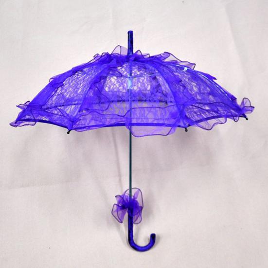 Винтажный кружевной вышитый зонт с длинной ручкой, легкий декоративный зонт для свадебной вечеринки, танцевального представления, зонт для фотосъемки