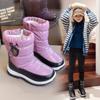 Winter Waterproof Children's Boots, Winter Girls' Princess Snow Boots, Short Boots, Thickened Baby Cotton Shoes