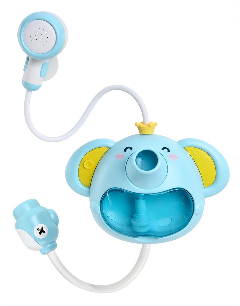 Cross-Border Electric Shower Toy: Elephant Water Spray & Bubble Maker for Kids' Bath & Summer Play