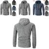 Premium Quality Men's Athletic Soft Sherpa Zip Up Hooded Hoodie Sweater Jacket Coat For All Seasons