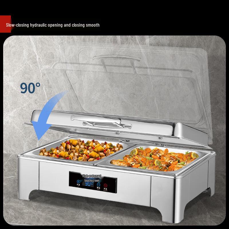 XISENCHU Digital Hydraulic Buffet Food Warmer