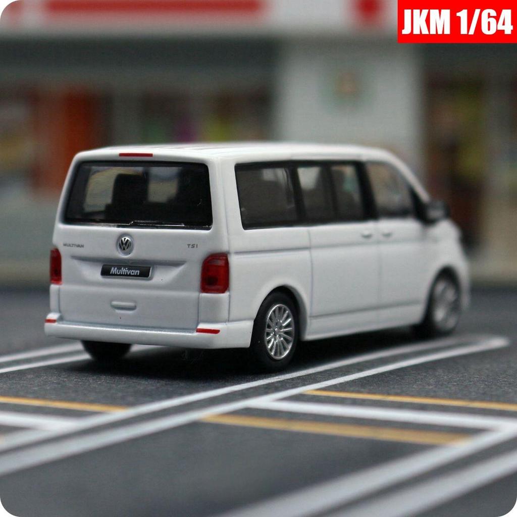 Масштаб 1/64 T6 Multivan MPV Van Миниатюрная модель 1:64 бесплатных колеса игрушечная машинка литая литая коллекция сплава подарок для мальчиков ребенок