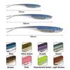 5pcs Pack Soft Silicone Lures 3.9g Weight Artificial Fishing Bait  For Bass Fishing
