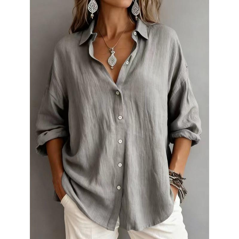 Spring Autumn Women Casual Fashion Ladies Blouse Tops