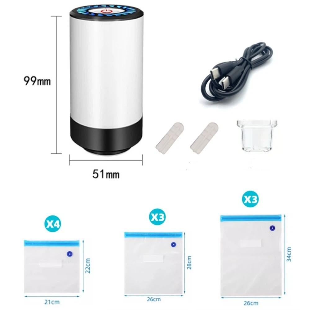 Mini Body Electric Vacuum Pump Low Noise Vacuum Bag Suction Pump Kitchen Storage