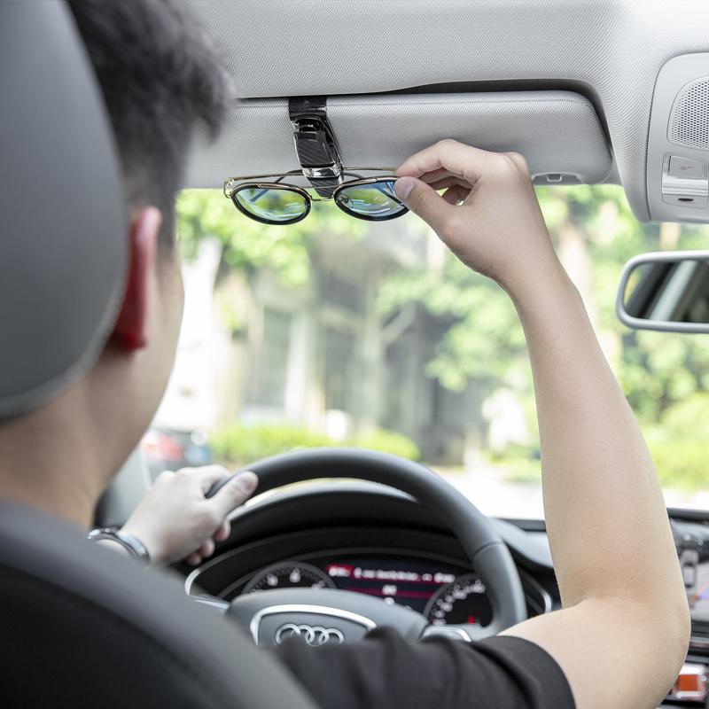 Car Glasses Clip Card Ticket Clamp Fastener Accessories For Opel Astra Grandland Corsa Mokka Frontera Insignia Zafira Vivaro agd099
