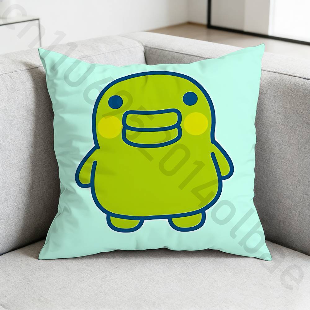TTamagotchi MMametchi Pillow Case Sofa Living Room Bedroom Headboard Backrest Cushion Square Cushion Nap Time