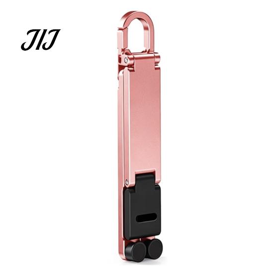 Mobile Phone Stand Mini Foldable Keychain, Portable Cell Holder for Travel Desk, Pocket Home Office