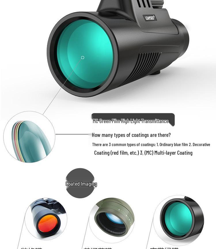 Thunder Dragon High-Definition Portable Monocular - Professional Grade for Concerts, Drama, and Children's Gift, Smartphone Compatible
