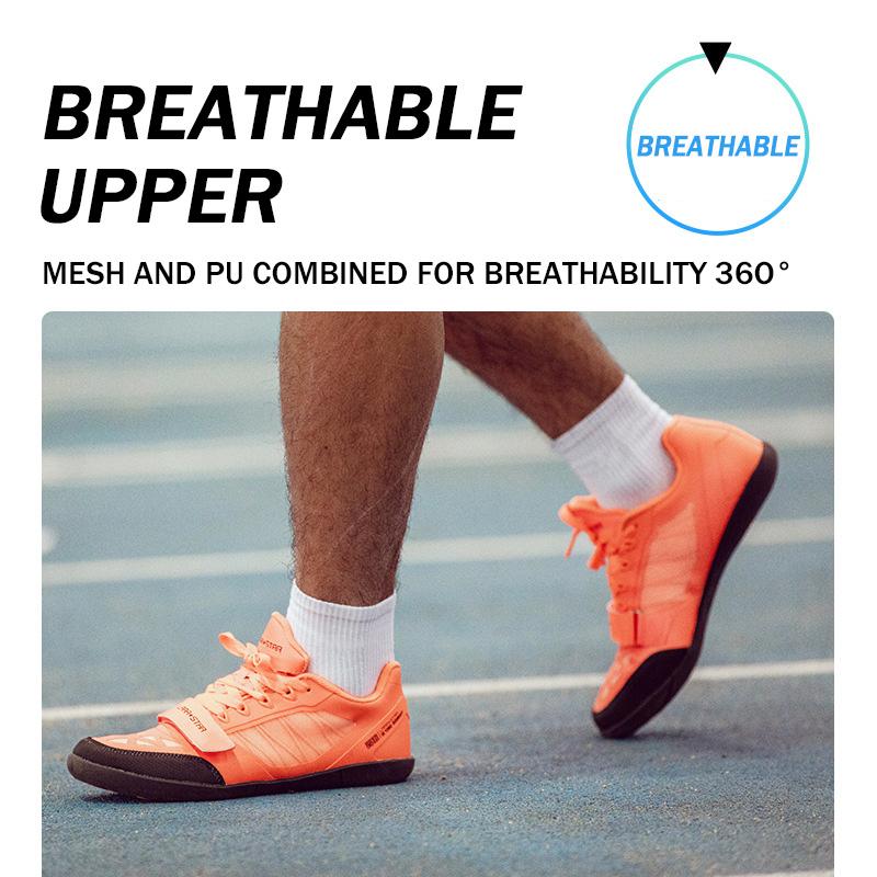 LARA STAR Мужские Женские Профессиональные Дискобольные Туфли с Устойчивой Застежкой-липучкой, Соревновательные Ботинки для Толкания Ядра, Нескользящие Туфли для Перетягивания Каната, Размер 46