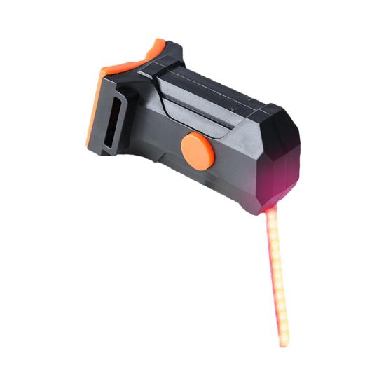 Задний фонарь велосипеда для подседельного штыря Перезаряжаемый USB-сигнал предупреждения о безопасности Светодиодный задний фонарь с несколькими режимами освещения Водонепроницаемая сигнальная лампа указателя поворота