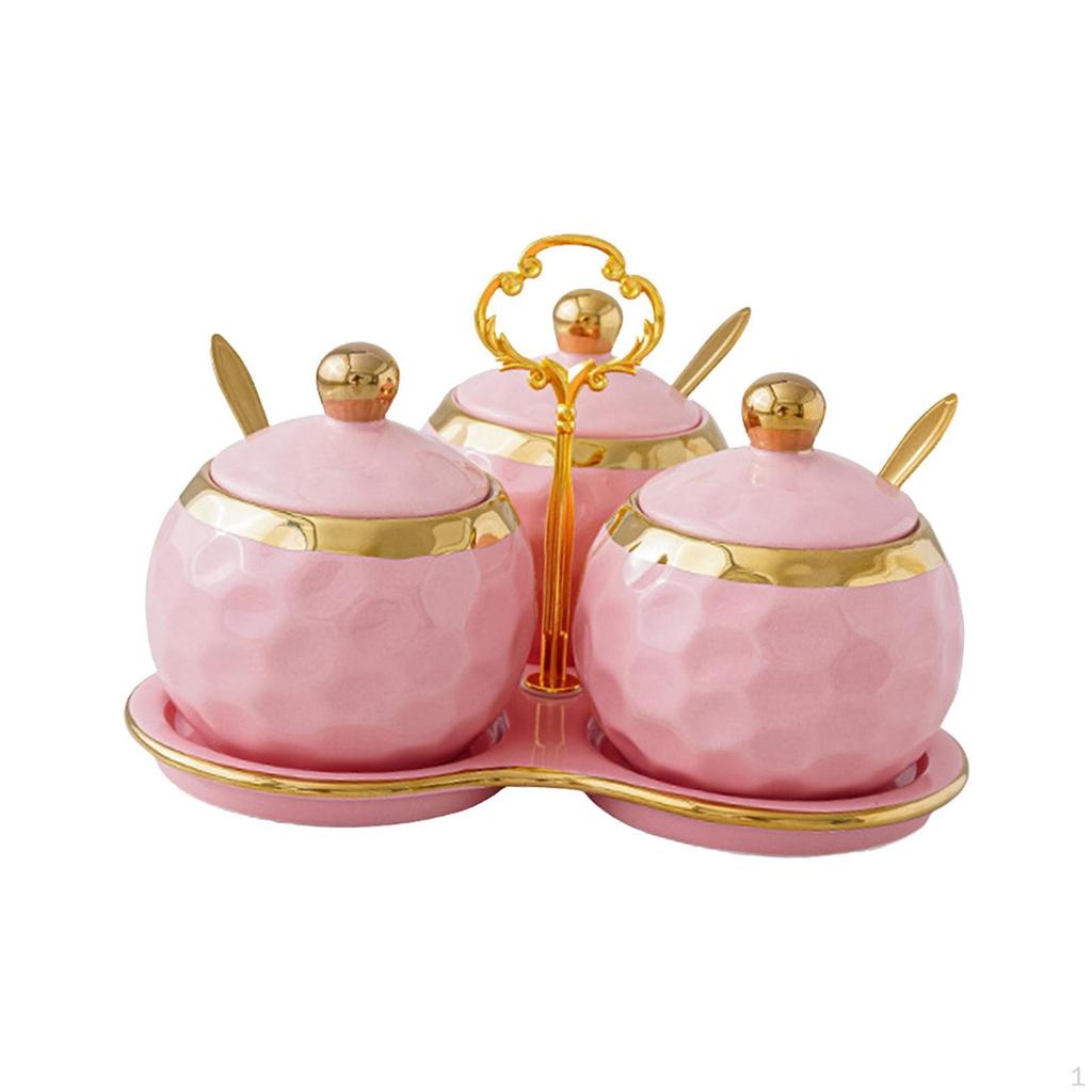 Spice Jars Kitchen Seasoning Container Dustproof Canisters Modern Box Sugar