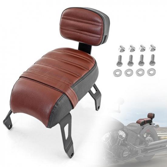 Passenger Seat Rear Seat Backrest Sissy Bar For Indian Scout Bobber 2018-2024 23
