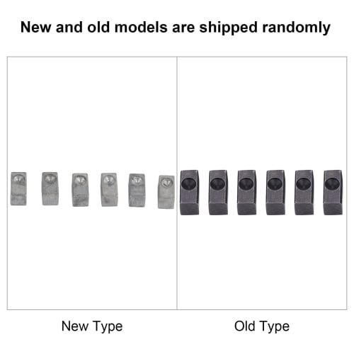 Набор из 6 штук сменных блоков для тремоло-бриджа электрогитары, с зажимами для фиксации струн, идеально подходит для лютье