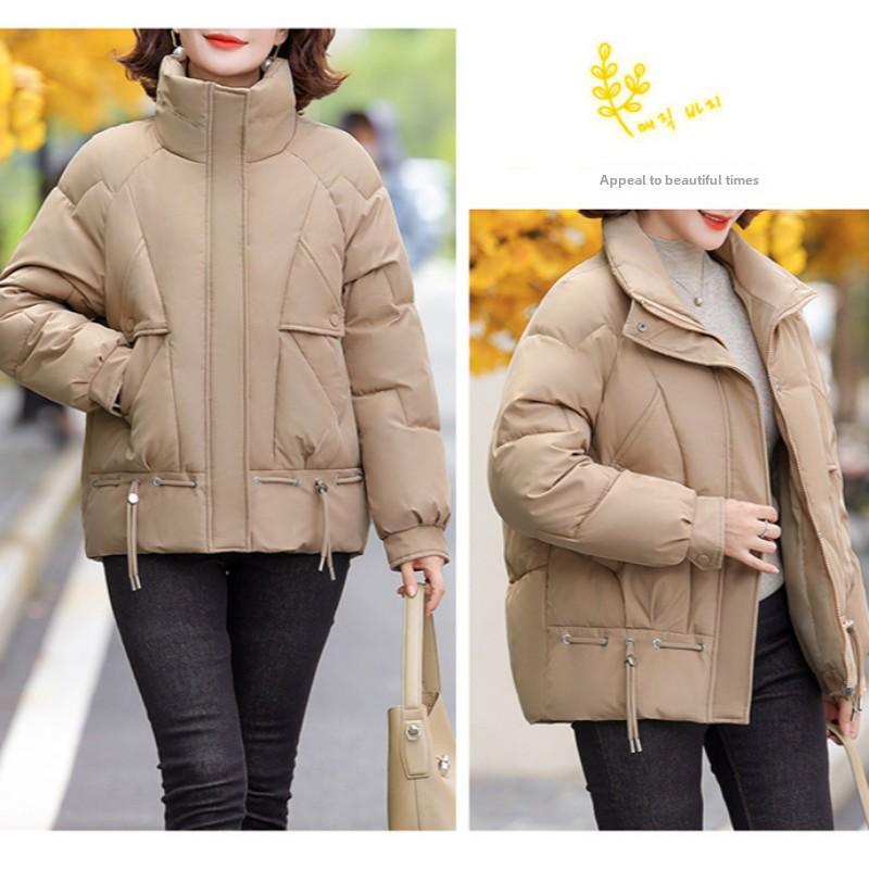 Winter Down Jacket for Women Short Coat Stylish Middle-aged and Elderly Women Autumn and Winter Cotton Coat