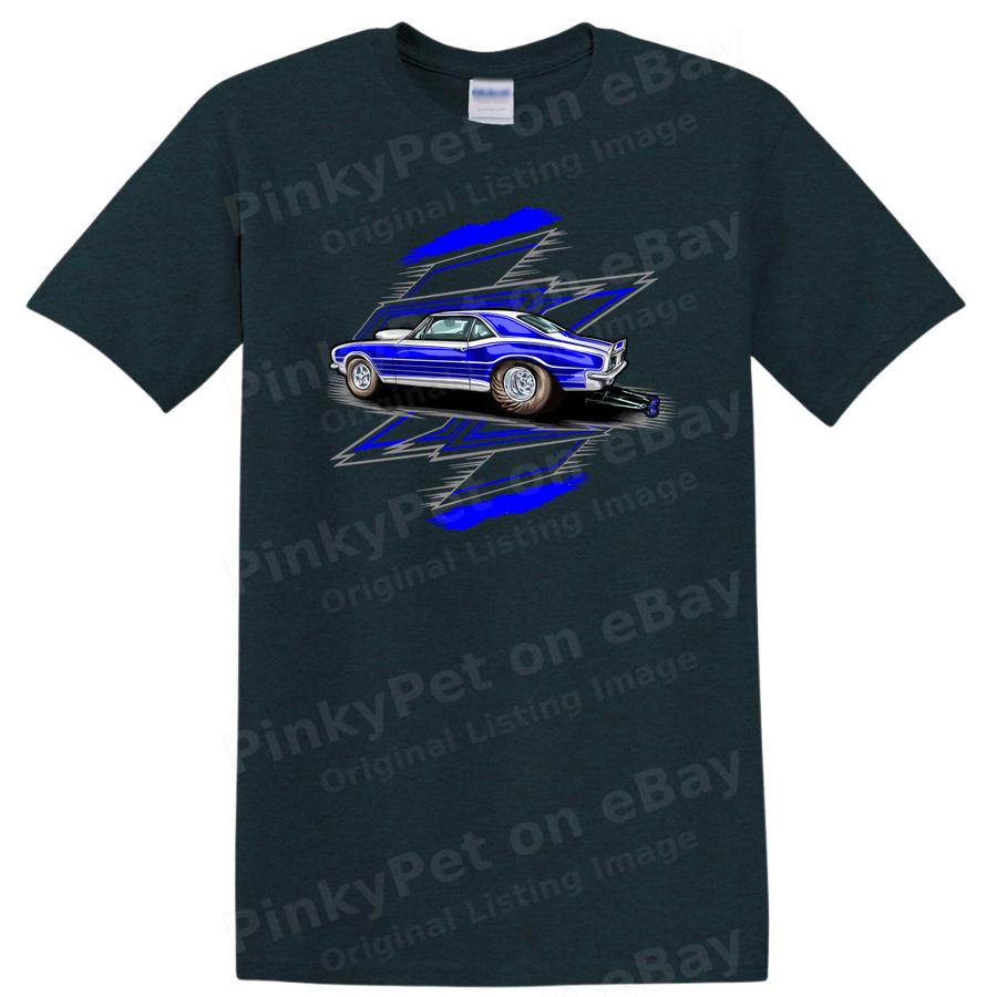 Classic Muscle Car T Shirt Vintage Racing Graphic Tee Cool Automotive Design