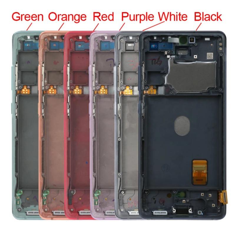 OLED с рамкой для Samsung S20 Fe 4G G780 5G G781 ЖК-дисплей с сенсорным экраном