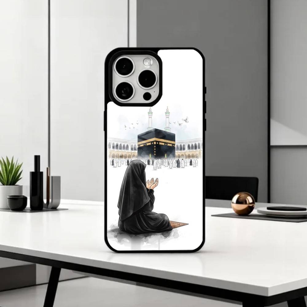 I-IN Mecca Pilgrims Art Phone Case For iPhone17,16,15,14,13,12,11 Plus,Pro Max Magnetic For Magsafe Wireless Charging