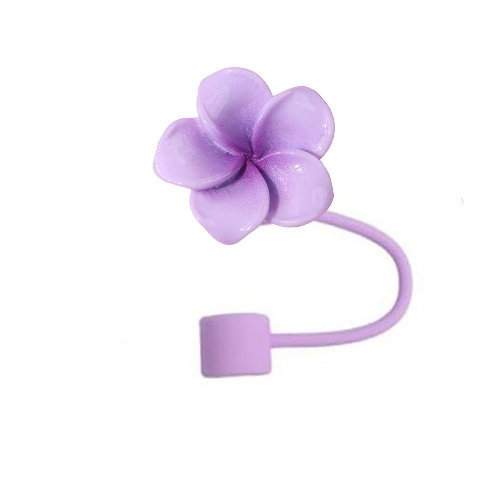 Компактные 10-миллиметровые крышки для соломинок Frangipani, хорошо герметизирующие крышки для соломинок, защитные крышки для соломинок, пылезащитные крышки для праздничных принадлежностей