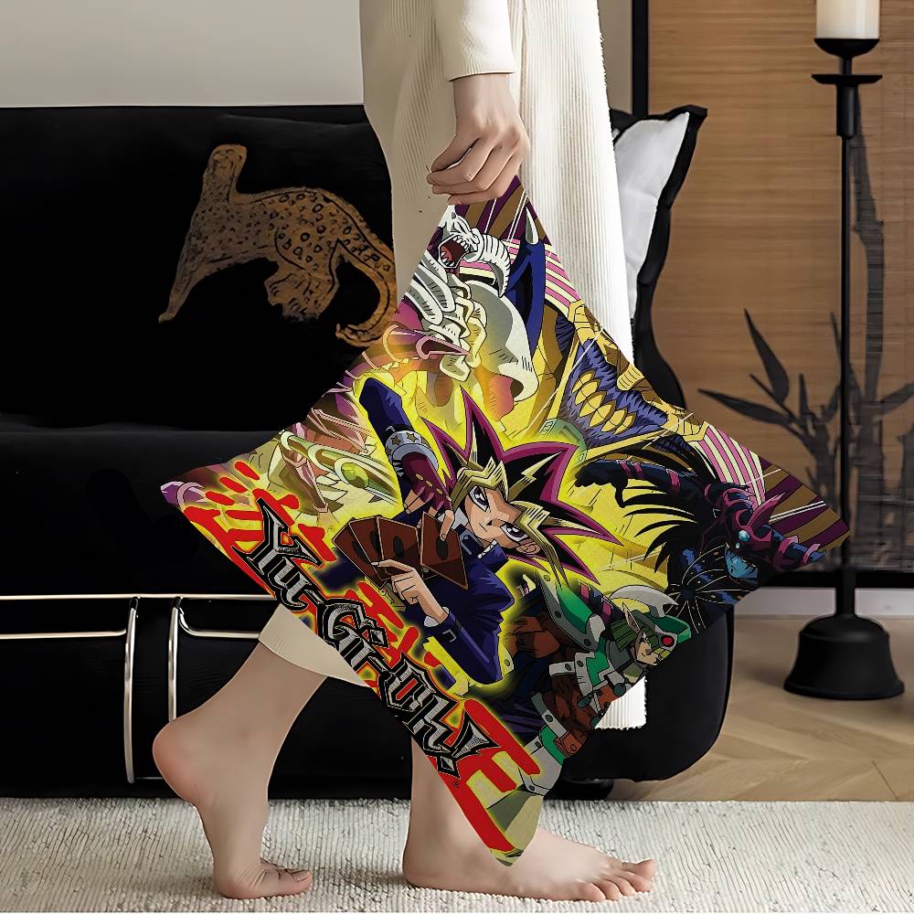 Amine Yu Gi Oh Retro Pillow Cushion Cover Pillowcase Living Room Sofa Home Decor Customized