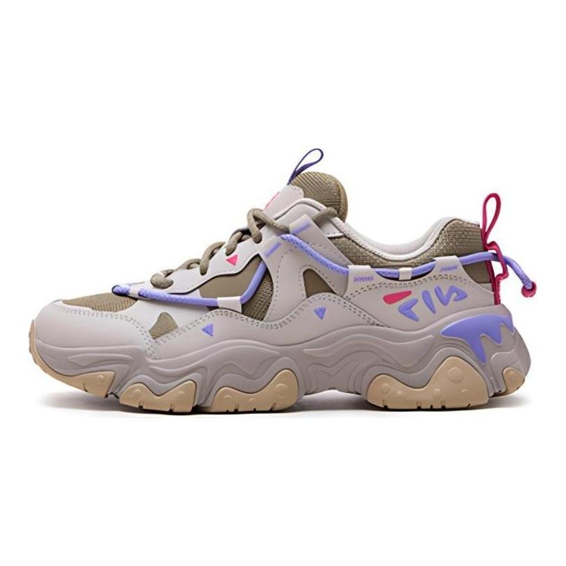 FILA FLUID 5 Cat Paw 5.0 Low top Casual Shoes Women's Green Silver F12W412105FDS