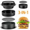 ABS Hamburger Maker Hamburger Press Round Shape Non-Stick Chef Cutlets Hamburger Meat Beef Grill Burger Press Patty Maker Mold