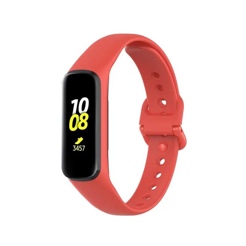 Силиконовый спортивный ремешок для Samsung Galaxy Fit2 Замена браслета Ремешок для часов Correa для Samsung Galaxy Fit 2 SM-R220
