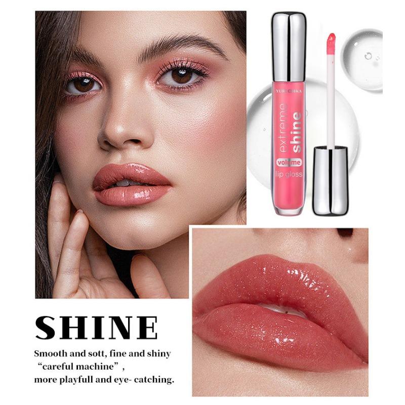 YURI CHIKA Перламутровый увлажняющий и увлажняющий бальзам для губ с тонкой мерцающей морской глазурью для губ Doe Lip Glass Lip Glaze