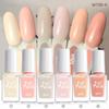 Water-Based Nail Polish Set 6 Colors Quick-Dry High-Gloss Shimmer Manicure Kit Seasonal Trendy Nail Art Decor