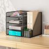 Multi-functional Desk File Organizer Space-saving Multi-layer Bookshelf  Office Supply