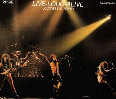 CD LOUDNESS - LIVE-LOUD-ALIVE-LOUDNESS В ТОКИО-  CA408586 Denon 1989 Япония ОбиРок Б/У
