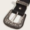 Y2k панк заклепочные ремни модный ремень с пряжкой винтажный ковбойский ремень в стиле вестерн