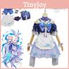 Genshin Impact Сангономия Кокоми Костюм горничной для косплея и Хэллоуина