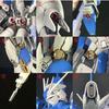 RG 1/144 RX-93-V2 Hi-Gundam Металлические верньеры + Детали из нержавеющей стали + Декаль Делюкс-издание Полный набор (Серебряный + Синий)