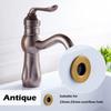 Copper Sink Basin Faucet Round Overflow Cover Bathroom Hole Cap Insert Chrome Ring