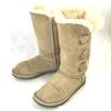 UGG/Длинные дутики Bailey Button/6/23.0/Бежевый/(ИСПОЛЬЗОВАЛ)