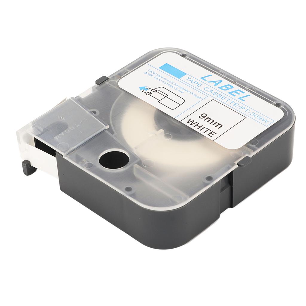 Label Maker Tape 9mm Wide 8m Length Self Adhesive Label Tape Refills for MAX LM380E LM390A LM370A LM